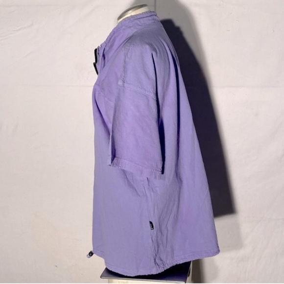 Vintage Honey-Komb EzzeWear Purple 1/4 Zip Top S - Picture 12 of 15